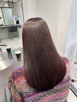 ハオ(hao)&nbsp;髪質改善トリートメント×ピンクブラウン