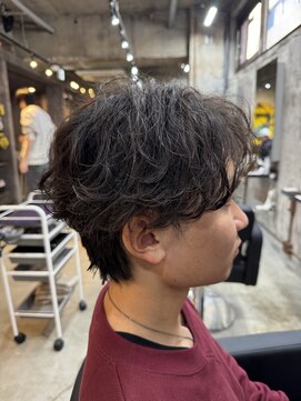 カーニー 上野(kearny) フェザーパーマフェザーショートニュアンスパーマシャドウパーマ