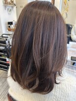 フラバー(flover)&nbsp;ブリーチなしラベンダーブラウン×ミディアムレイヤー【miyabi】