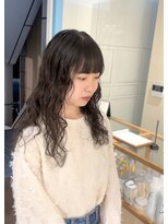 シアン 大須店(CYAN.)&nbsp;ワイドバング×long perm