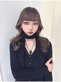 レイヤーカット/ハイレイヤー/ブルーブラック/透明感カラー