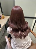 ブリーチなし＊ピンクブラウン