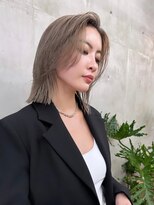 ソルトウォーター(SALT WATER) レイヤーカット/ブラウン/韓国ヘアー/ブリーチ/恵比寿