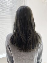 ヘアーアイスカルテット(HAIR ICI QUARTET)&nbsp;大人可愛い透明感ブリーチなしオリーブグレージュレイヤー