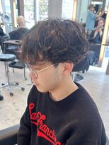 インク サカエ(inq sakae)&nbsp;メンズ/マッシュショート/スパイラルパーマ