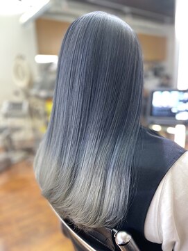 シエル 栄店(CIEL) グラデーション　ブルーホワイト