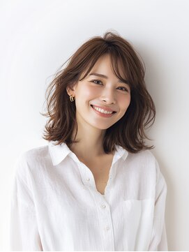 e.m.a プレミアムビューティーサロン 栄駅店(e.m.a PREMIUM BEAUTY SALON) レイヤーカット/イメチェン/外ハネボブ/美髪/ワイドバング/髪型