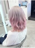 ピンクグラデーション