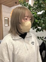 ビュートリアム ギンザ(BEAUTRIUM) ミディアムレイヤー*顔周りレイヤー*ブリーチカラー*銀座