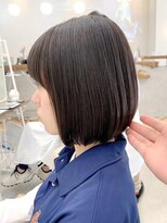 ロミー 本厚木(ROMMY.) 20代30代40代50代◎ミニマルボブ前髪ありココアブラウン