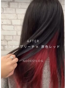 ネオエストログ(NeoestLog) インナーブリーチ+原色レッド