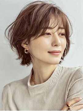 ハーツ(Heart's) 大人ショート 白髪ぼかし 脱白髪染め ハイライト40代50代60代