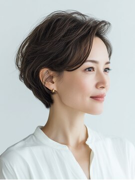 ビフィーノ リルネ(Bifino Rilune) クラゲヘアー/小顔/ココアベージュ/オリーブグレー/川西