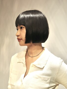ネロ ヘアアンドライフストア 渋谷(NERO HAIR AND LIFESTORE) 【まどか】ワイドバング／ミニボブ／ミニマルモード