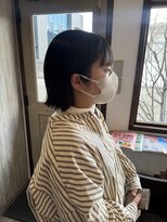 ペアツリー(Pear tree)&nbsp;外ハネ　切りっぱなしボブ