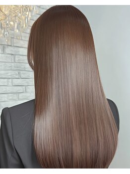 アンソレイユ ヘアー ガーデン(ensoleille hair garden)の写真/光を味方にする、極上の『天使の輪』[髪質改善/縮毛矯正/レイヤーカット/前髪カット/顔周り/酸性ストレート