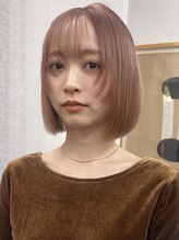 シベルバレー 横浜(sibell)&nbsp;20代30代ボブレイヤーボブ顔周りレイヤー韓国風ボブハッシュボブ