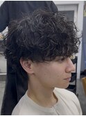 梅田シャドウパーマ波巻きスパイラルルーズパーマ