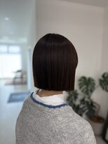 ライド ヘアー(RIDE HAIR) 切りっぱなしボブ×オレンジブラウン