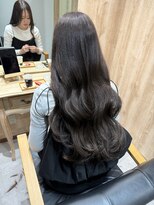 ペグ(Peg)&nbsp;透明感髪質改善カラー◎20代30代ブリーチなし×グレージュ