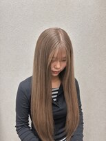 アクセ ストレート髪質改善サラツヤ髪まとまり髪質一変くびれヘア