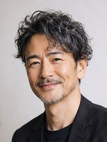 シキブフクヤマ(SIKIBU FUKUYAMA) アップバングパーマ