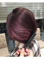 アッシュ 川崎店(Ash)&nbsp;インナーカラー　ピンクアッシュ　ブリーチあり