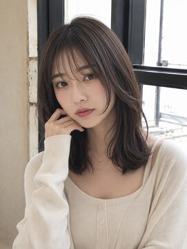 ワゴンバイアフロート(Wagon by afloat) 顔まわりレイヤー×シースルーバング20代30代40代丸顔面長池袋