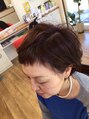 トベトベ(tobe tobe) 前髪がクセの方に短めの前髪も素敵ですよ☆