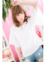 ミック ヘアアンドビューティー 大山店(miq  Hair&Beauty)&nbsp;スイングカールの小顔ミディa
