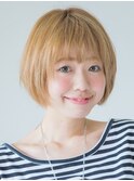 ガーリーショートボブ
