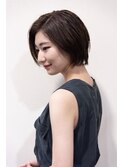 大人ショートBOB【用賀】#髪質改善#トリートメント#縮毛矯正