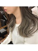 インナーカラー☆グレージュ【大橋】＠lis_oohashi