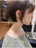 襟足すっきり馴染みショート