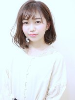 モリオ フロム ロンドン 成増店 【morio成増】耳かけミディアムボブ&ラベンダーベージュ