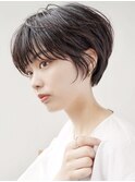 大人かわいい小顔耳かけ黒髪ボブ20代30代40代2021