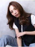 ナチュラルモード抜け感ロング【LUXBE 大阪梅田店】