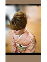 グラス 春吉1号店(glass)&nbsp;夜会巻きアレンジ