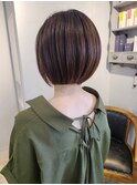 大人可愛いミニボブ