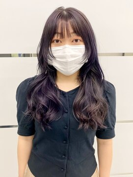 ギグスダブル 栄店(gigs double) 姫バングレイヤー/バイオレットブラウン