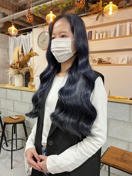 空 ピンクカラー/韓国ヘア/ケアブリーチ/ダブルカラー/岡山/下中野