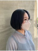 大人可愛い小顔前下がりボブ×ナチュラルボブ×ミニボブ20代30代
