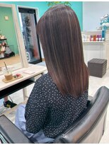 ユーフォリア(Euphoria.)&nbsp;極細ハイライトが可愛いロングスタイル