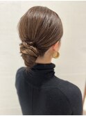 【ヘアセット】大人シニヨン スタイル