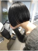 艶々黒髪ボブ