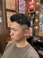 ヘアーデザイン スワロー(hair design Swallow) メンズ　スパイラルパーマ