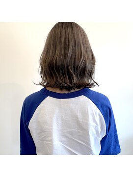 ヘアーサロンフラン(Fran) グレージュ×ユルフワ