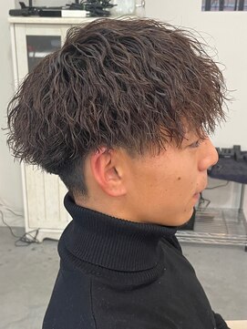 バース バイ ハピネス(BIRTH by happiness) 奈良men's強め縦落ちツイストスパイラルパーマ