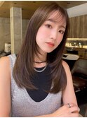 韓国レイヤーカット/ミディアムレイヤー/20代30代40代/表参道
