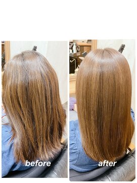 デン(den) 白髪ぼかし×髪質改善